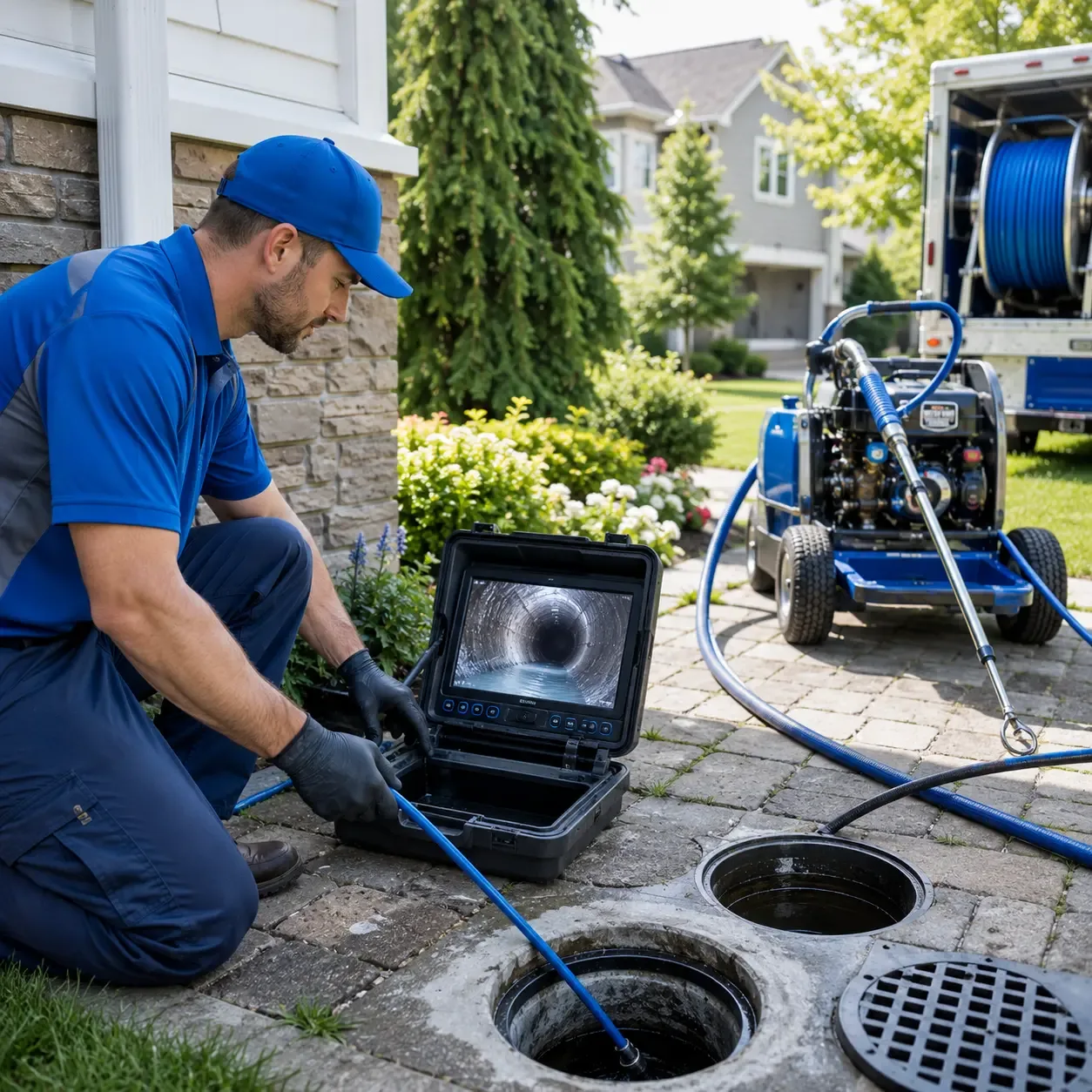 Outdoor drain cleaning professionals serving Goshen, AL